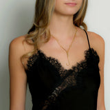 18K Gold-Plated Plaza Family Chain Short Necklace