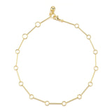 18K Gold-Plated Plaza Family Chain Short Necklace