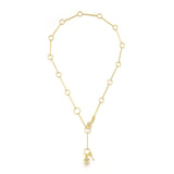 18K Gold-Plated Plaza Family Chain Short Necklace