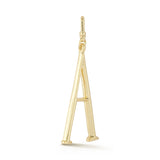 18K Gold-Plated Plaza Large Letter A Charm