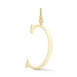 18K Gold-Plated Plaza Large Letter C Charm