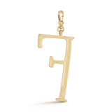 18K Gold-Plated Plaza Large Letter F Charm