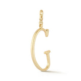 18K Gold-Plated Plaza Large Letter G Charm