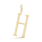 18K Gold-Plated Plaza Large Letter H Charm