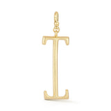 18K Gold-Plated Plaza Large Letter I Charm
