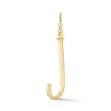 18K Gold-Plated Plaza Large Letter J Charm