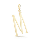 18K Gold-Plated Plaza Large Letter M Charm