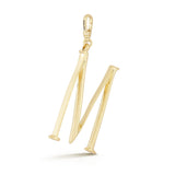 18K Gold-Plated Plaza Large Letter M Charm