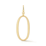 18K Gold-Plated Plaza Large Letter O Charm