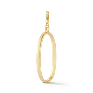 18K Gold-Plated Plaza Large Letter O Charm