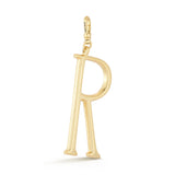 18K Gold-Plated Plaza Large Letter R Charm