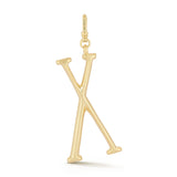 18K Gold-Plated Plaza Large Letter X Charm