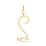 18K Gold-Plated Plaza Large Number 2 Charm