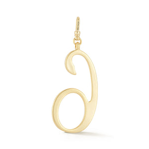 18K Gold-Plated Plaza Large Number 6 Charm