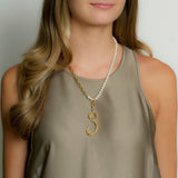 18K Gold-Plated Plaza Large Number 7 Charm