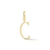 18K Gold-Plated Plaza Small Letter C Charm