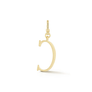 18K Gold-Plated Plaza Small Letter C Charm