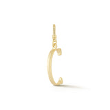 18K Gold-Plated Plaza Small Letter C Charm