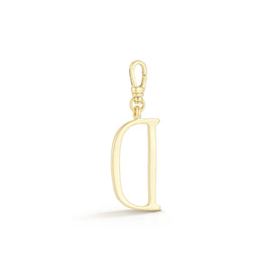 18K Gold-Plated Plaza Small Letter D Charm