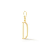 18K Gold-Plated Plaza Small Letter D Charm