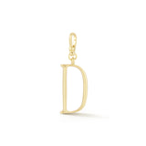 18K Gold-Plated Plaza Small Letter D Charm