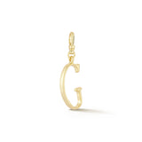 18K Gold-Plated Plaza Small Letter G Charm