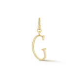 18K Gold-Plated Plaza Small Letter G Charm