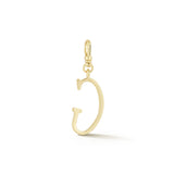 18K Gold-Plated Plaza Small Letter G Charm