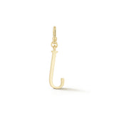 18K Gold-Plated Plaza Small Letter J Charm