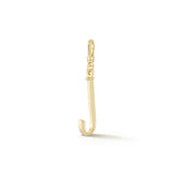 18K Gold-Plated Plaza Small Letter J Charm