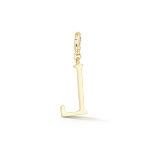 18K Gold-Plated Plaza Small Letter L Charm