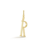 18K Gold-Plated Plaza Small Letter R Charm