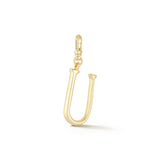 18K Gold-Plated Plaza Small Letter U Charm