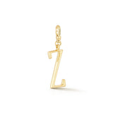 18K Gold-Plated Plaza Small Letter Z Charm
