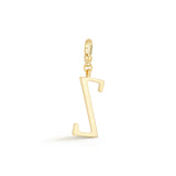 18K Gold-Plated Plaza Small Letter Z Charm
