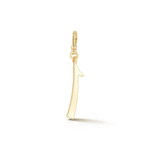 18K Gold-Plated Plaza Small Number 1 Charm