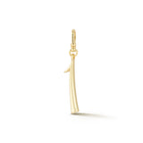 18K Gold-Plated Plaza Small Number 1 Charm