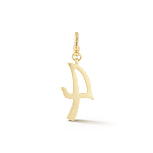 18K Gold-Plated Plaza Small Number 4 Charm