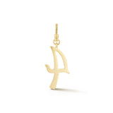18K Gold-Plated Plaza Small Number 4 Charm