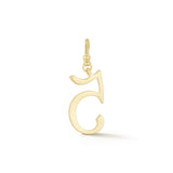 18K Gold-Plated Plaza Small Number 5 Charm