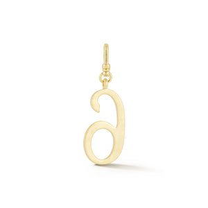 18K Gold-Plated Plaza Small Number 6 Charm