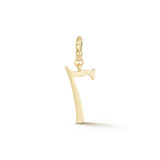 18K Gold-Plated Plaza Small Number 7 Charm