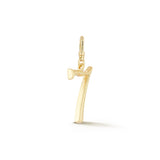 18K Gold-Plated Plaza Small Number 7 Charm