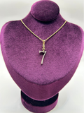 Frost Fine 10k & Diamond Pavé  Number 7 Charm