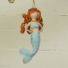 Mermaid Ornament, Felt - Blue - Blue