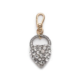 Nina Crystal Heart Lock Lulu Charm