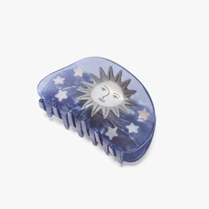 Pleiades Moon Stars Constellation Acetate Hair Claw Clip
