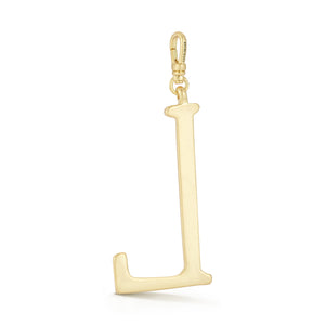 18K Gold-Plated Plaza Large Letter L Charm