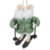 Mouse in Parka on Skis Ornament, Felt