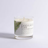 Sandalwood Fern - Medium Glass - Just Bee Candle